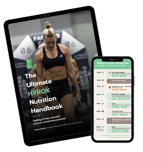 The Ultimate HYROX Nutrition Handbook mockup